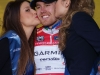 34 Tyler Farrar in maglia rossa
